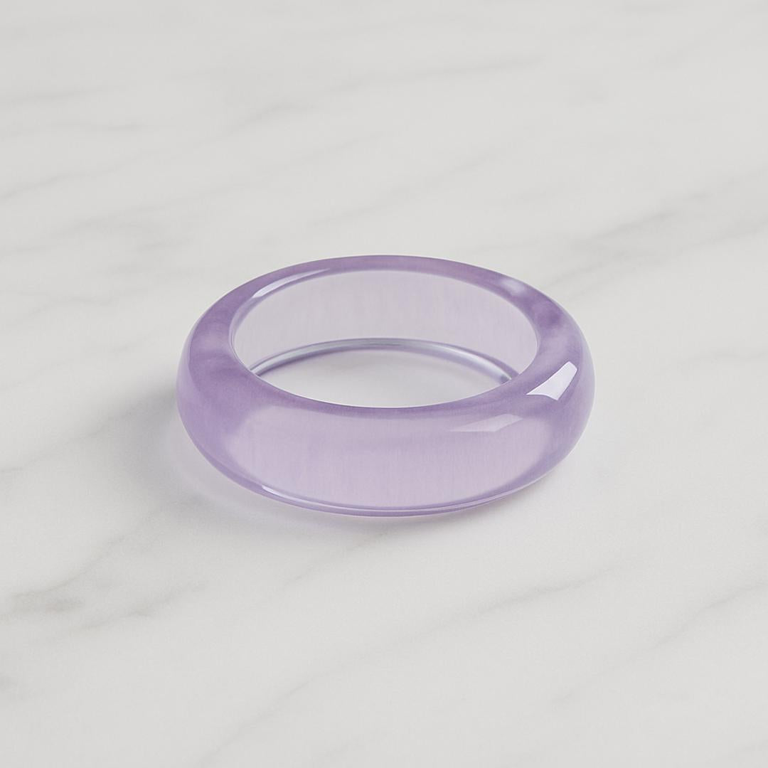CarrieAwayGlass Stillness Ring Lilac Mist