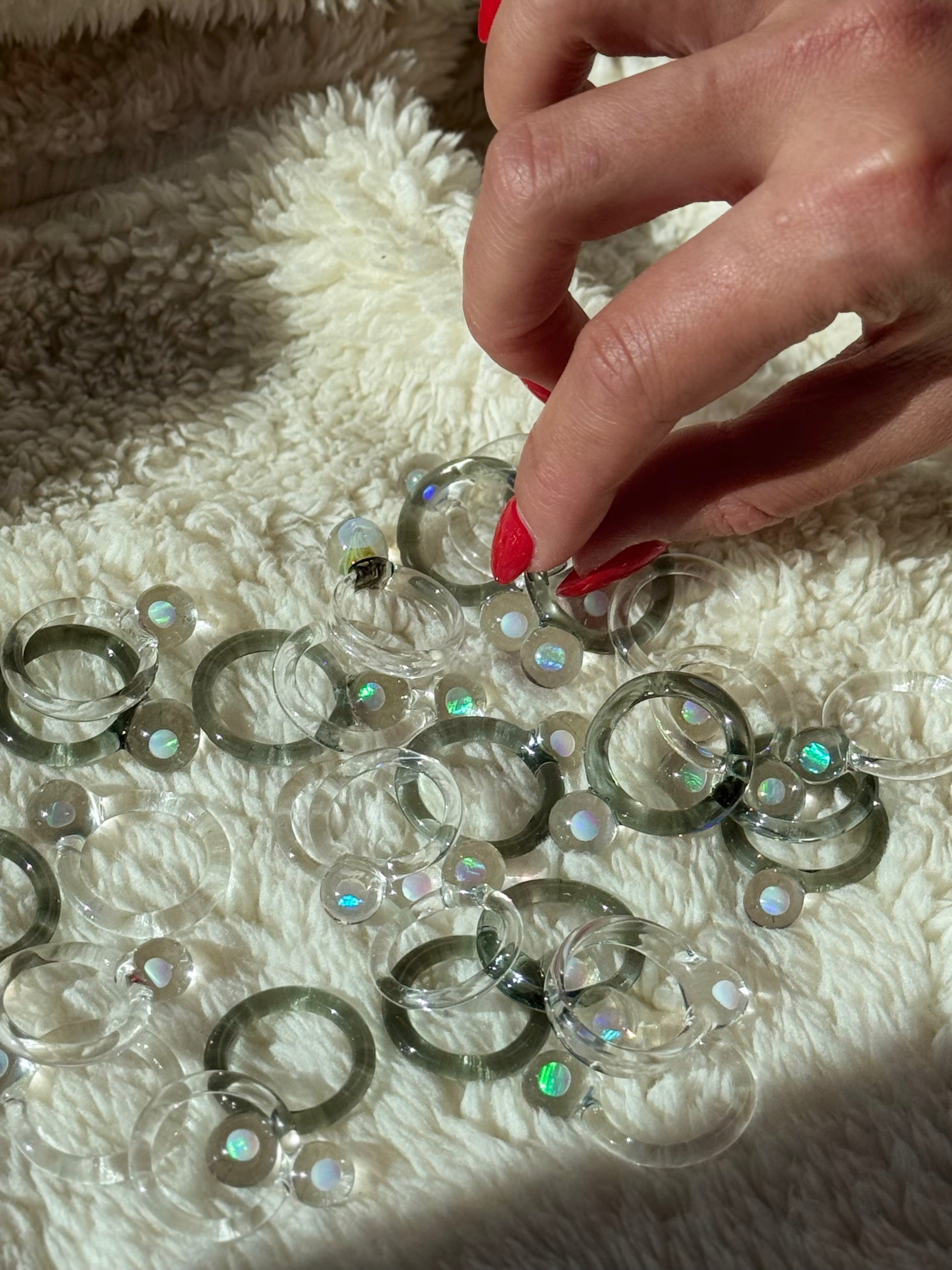 CarrieAway Glass Opal Ring